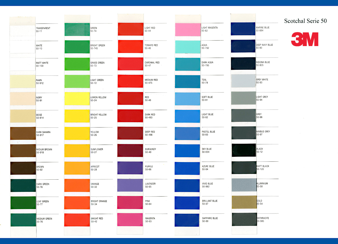 3M Serie 50 Colores Premium - Avirsa